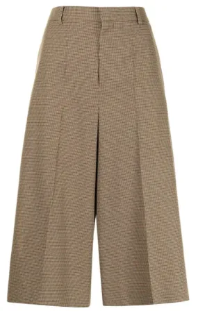 2019 Check Wool Culottes