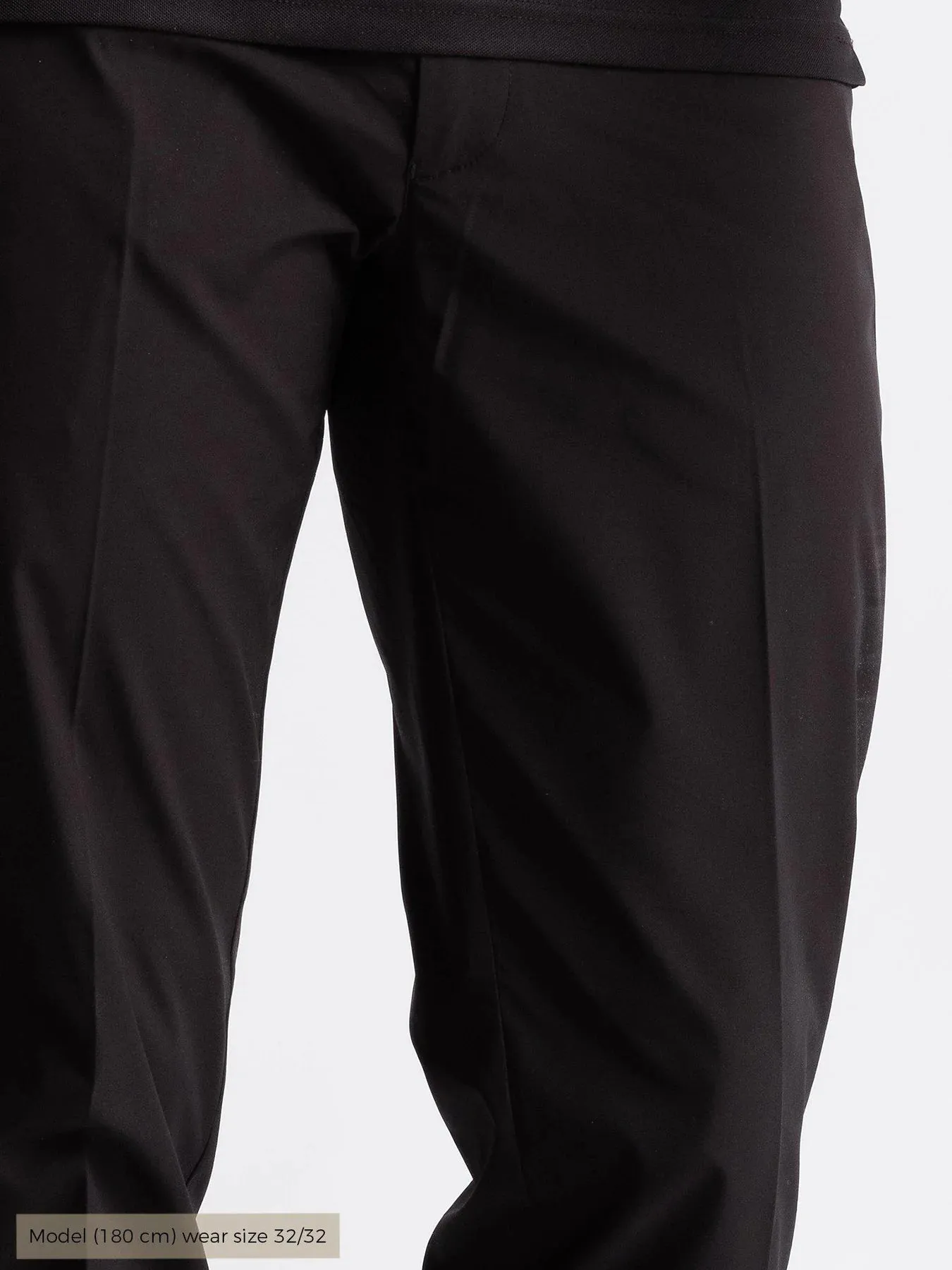 2025 Cross Men's Byron Lux Chinos - Black (34 Leg Length)