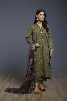3 Piece - Printed Suit