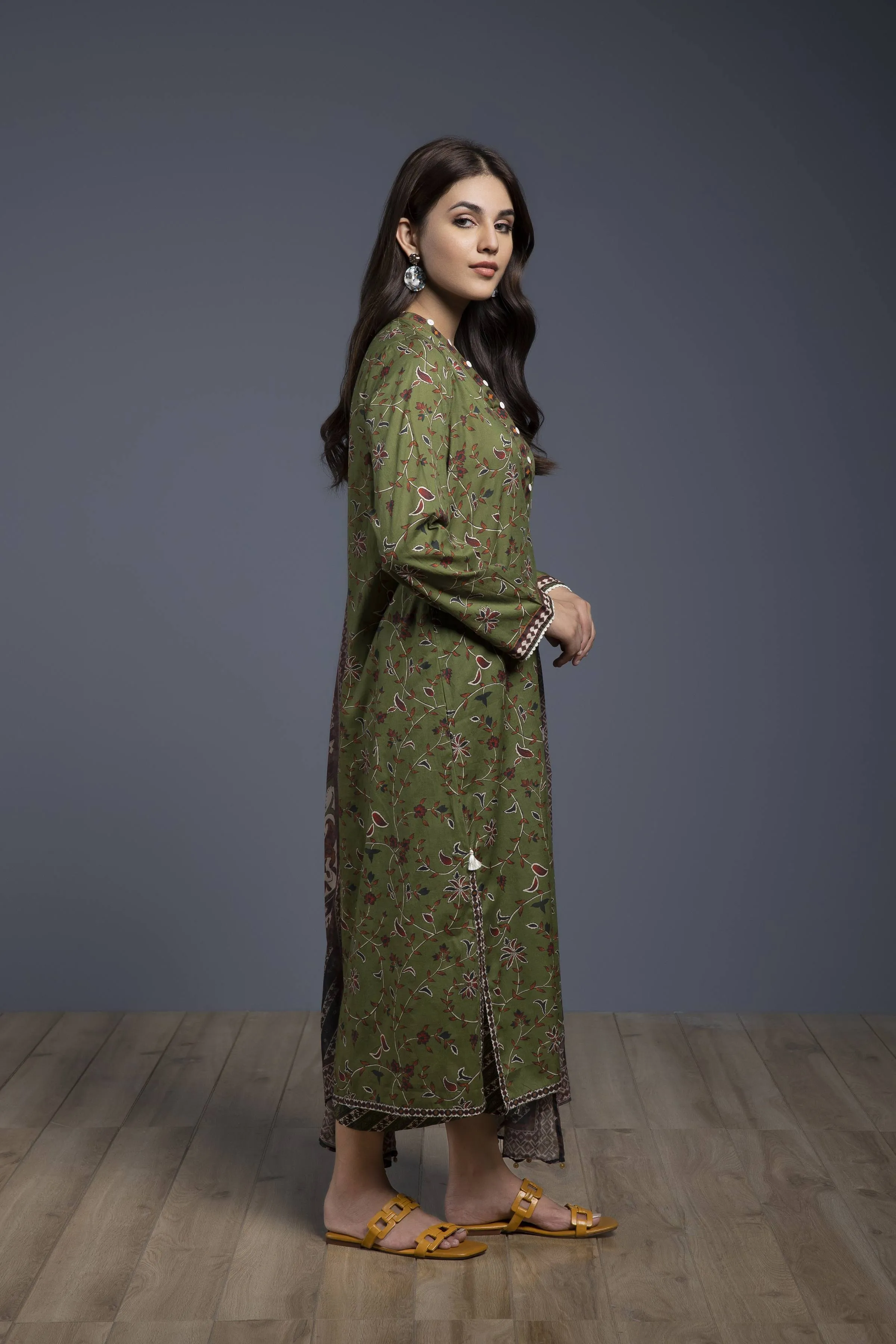 3 Piece - Printed Suit