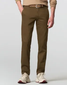 40% OFF - MEYER New York Trousers - 5617 Fine Texture Chinos - Caramel - Size: 34 REG