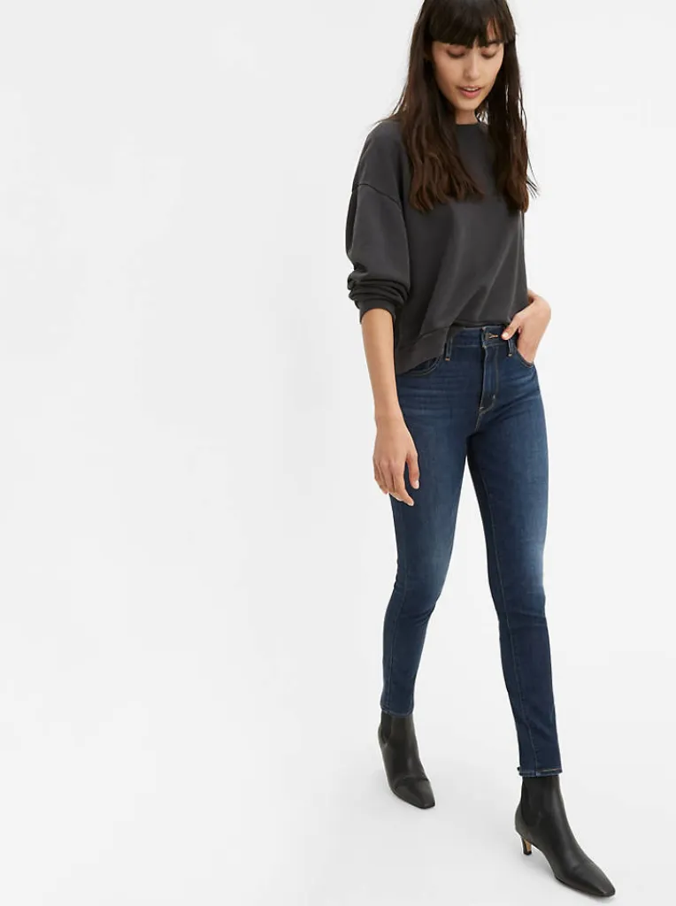 721 HIGH RISE SKINNY WOMEN'S JEANS in Smooth it Out Dark Wash