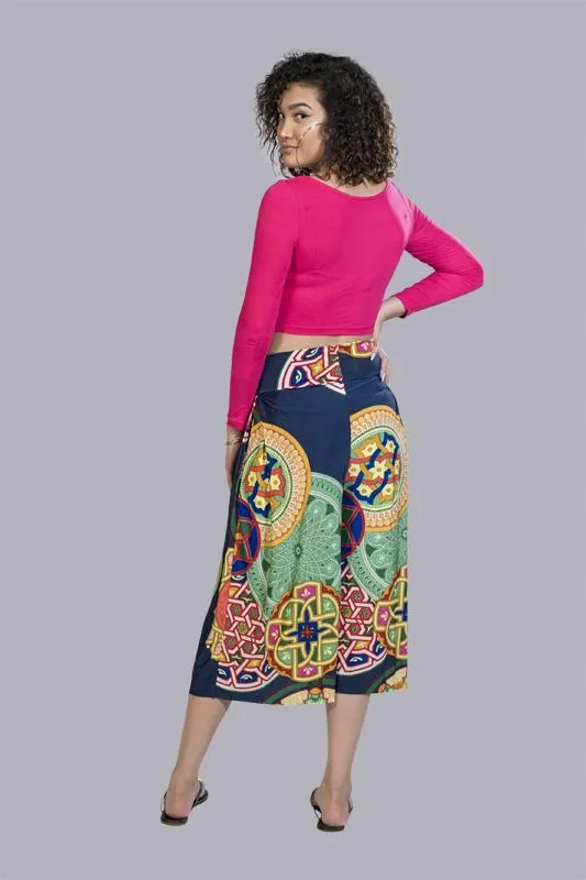 Abstract Kaleidoscope Culottes