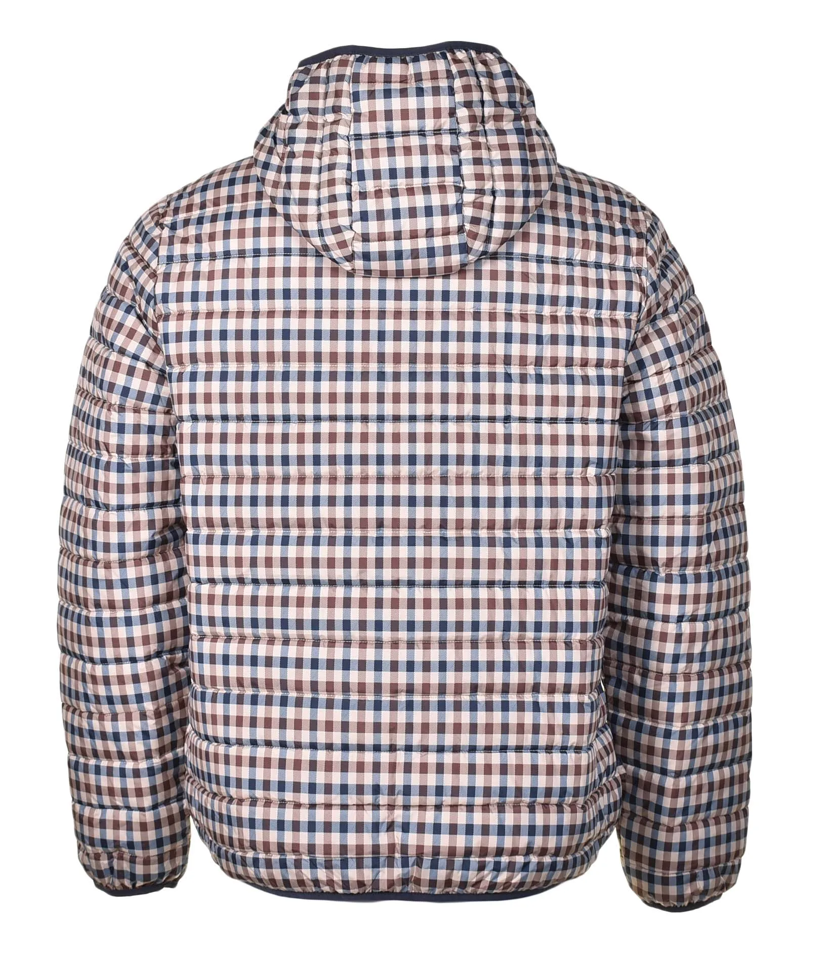 Active Hooded Puffer Jacket Club Check