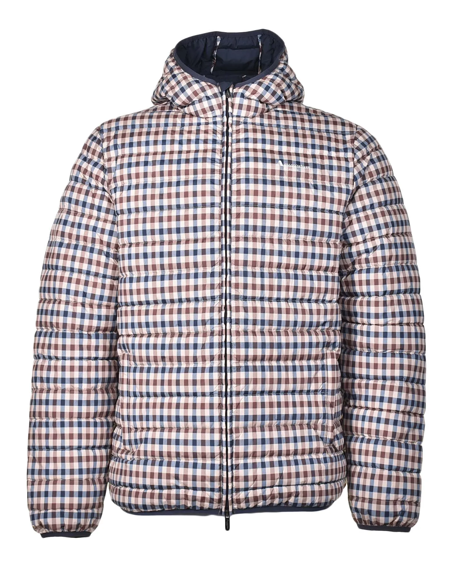 Active Hooded Puffer Jacket Club Check