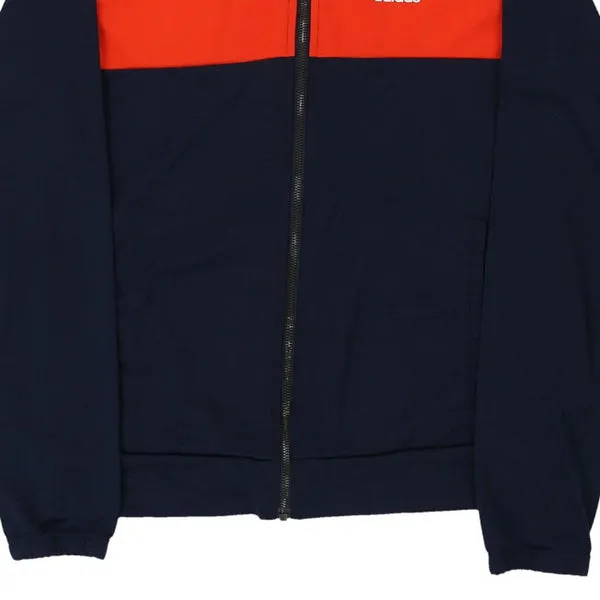 Age 12-13 Adidas Track Jacket - Large Navy Polyester