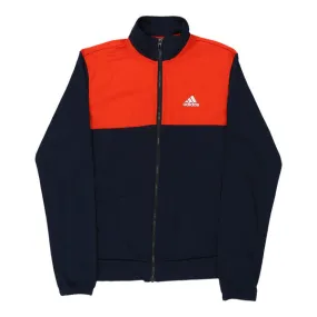 Age 12-13 Adidas Track Jacket - Large Navy Polyester