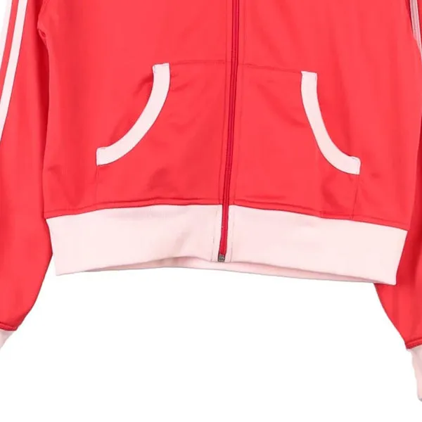 Age 8-10 Adidas Track Jacket - Large Pink Polyester