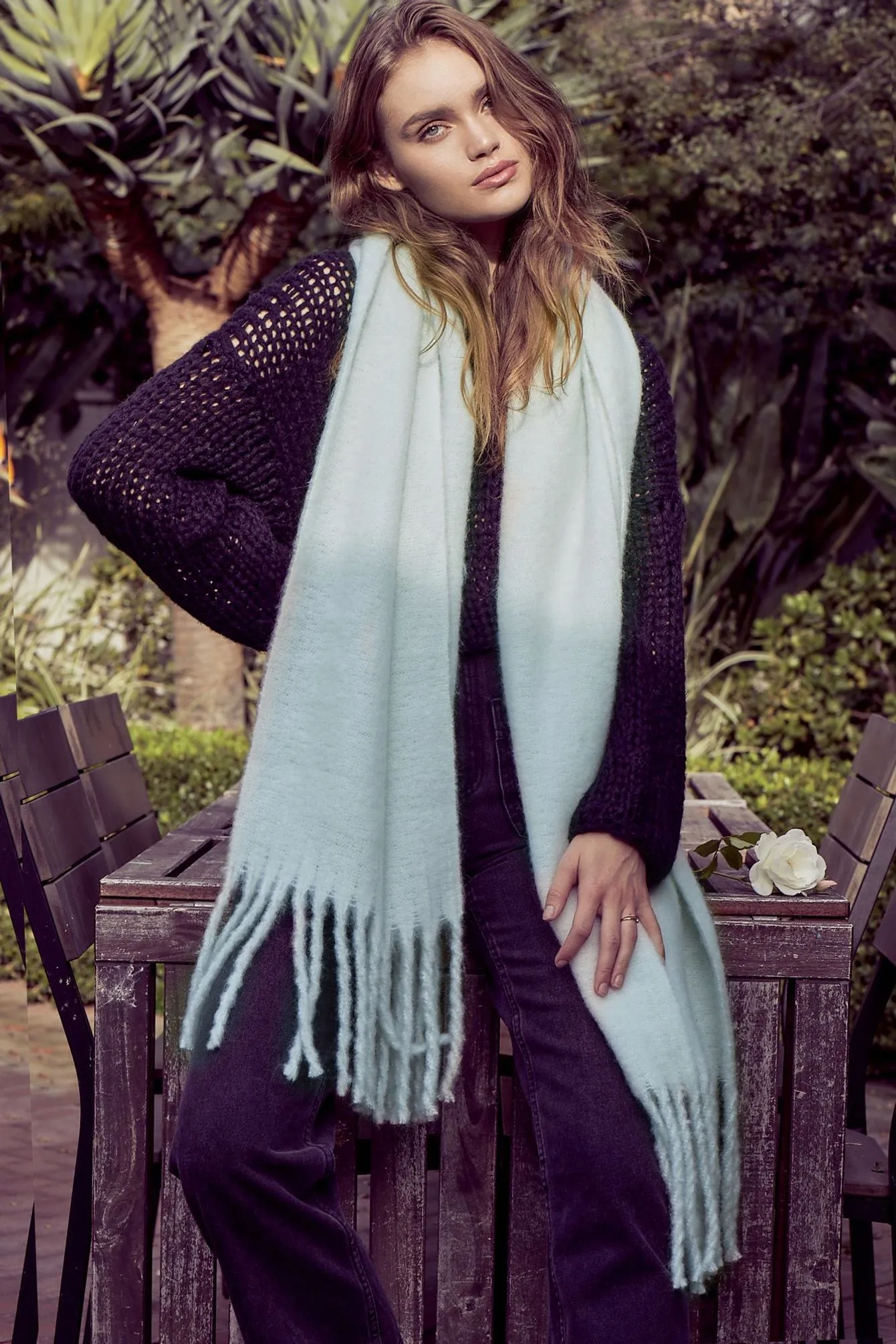 Amuse Society Ander knit scarf