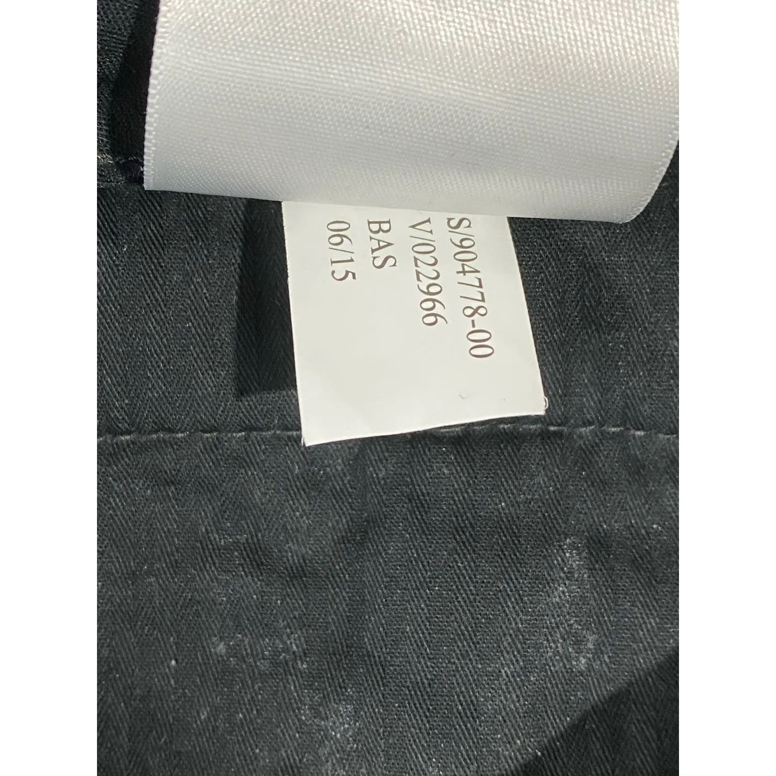 BANANA REPUBLIC Men's Black Solid Tailored Slim-Fit Dress Pants SZ 33X32
