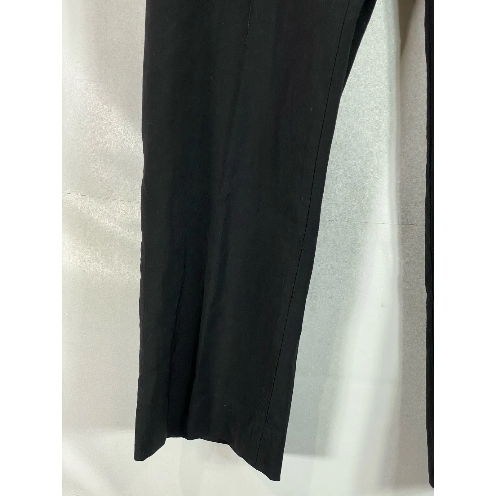 BANANA REPUBLIC Men's Black Solid Tailored Slim-Fit Dress Pants SZ 33X32