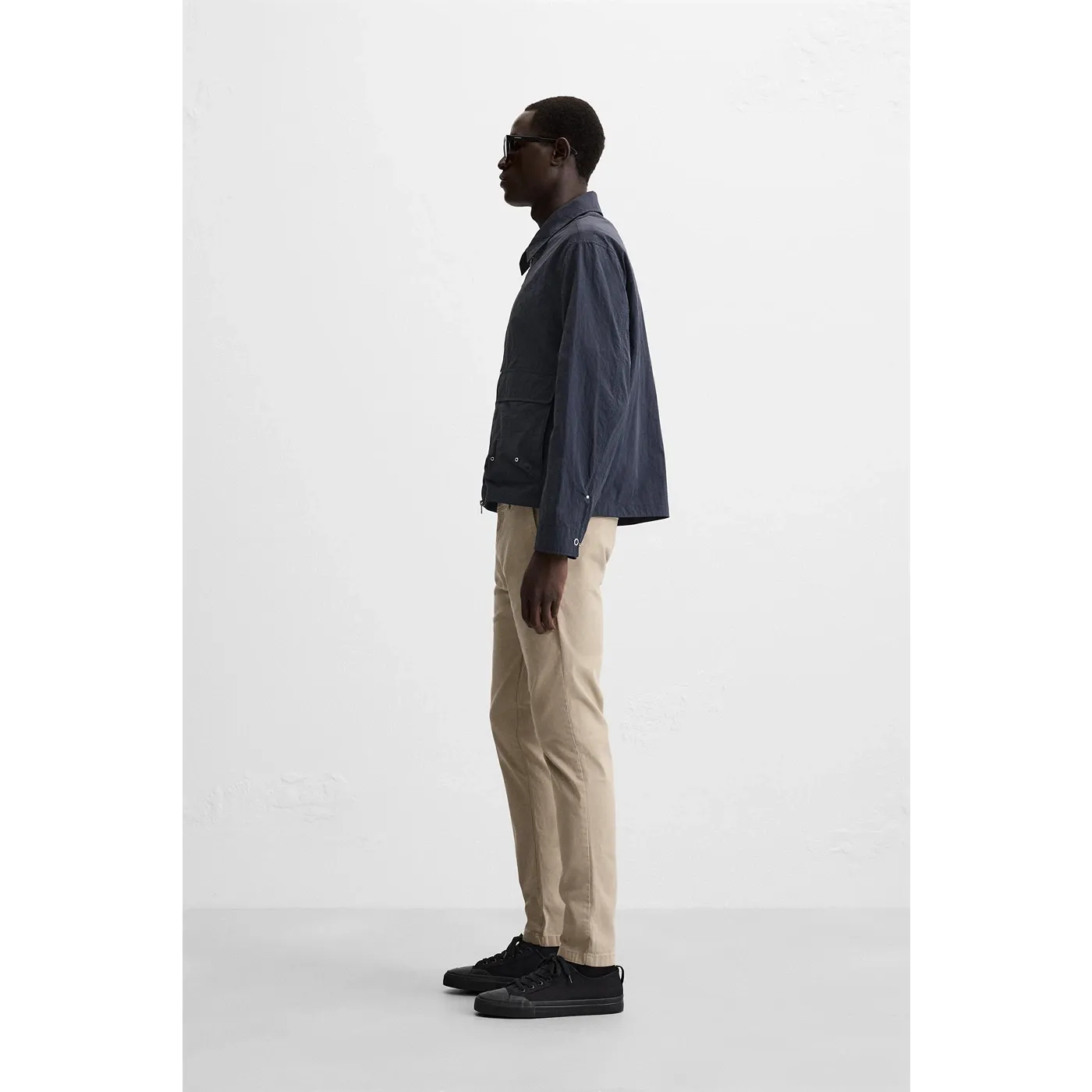 Beige Slim Fit Chinos