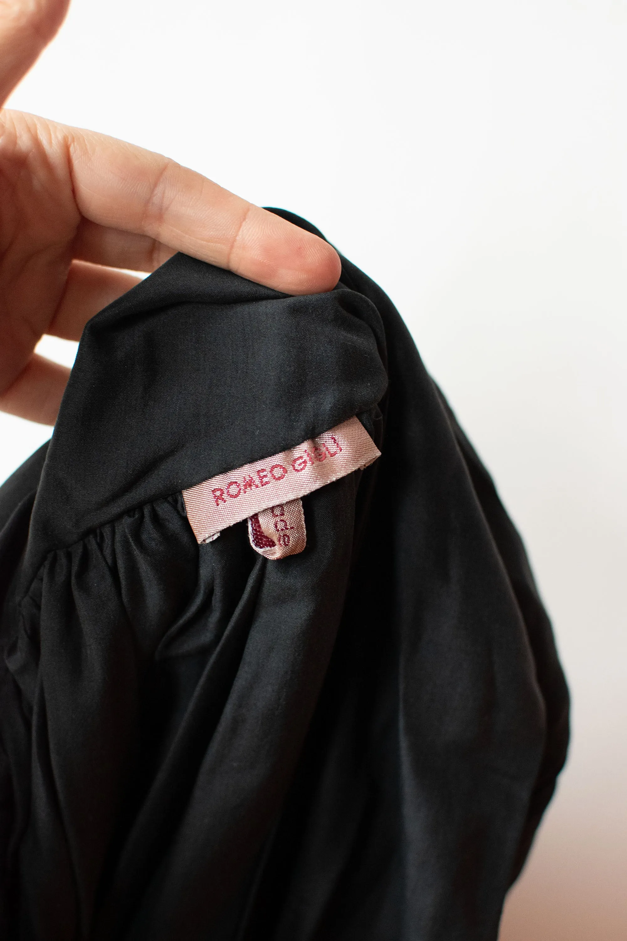 Black Silk Dress | Romeo Gigli 1994