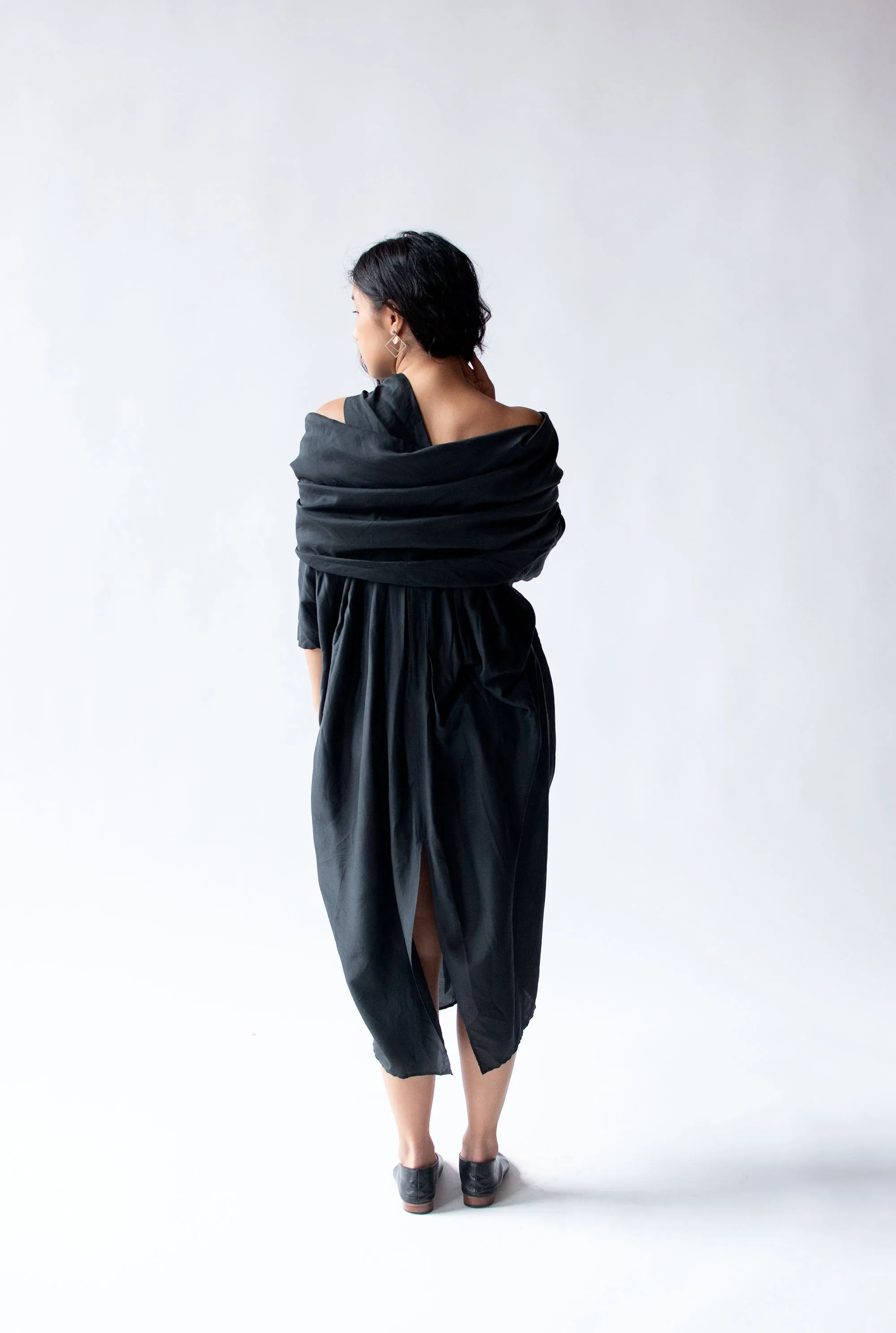 Black Silk Dress | Romeo Gigli 1994