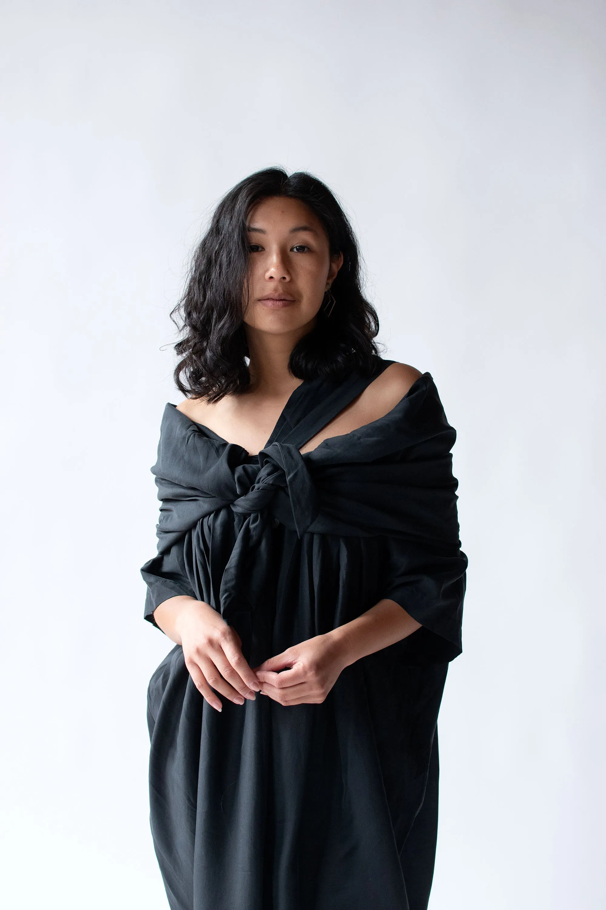 Black Silk Dress | Romeo Gigli 1994