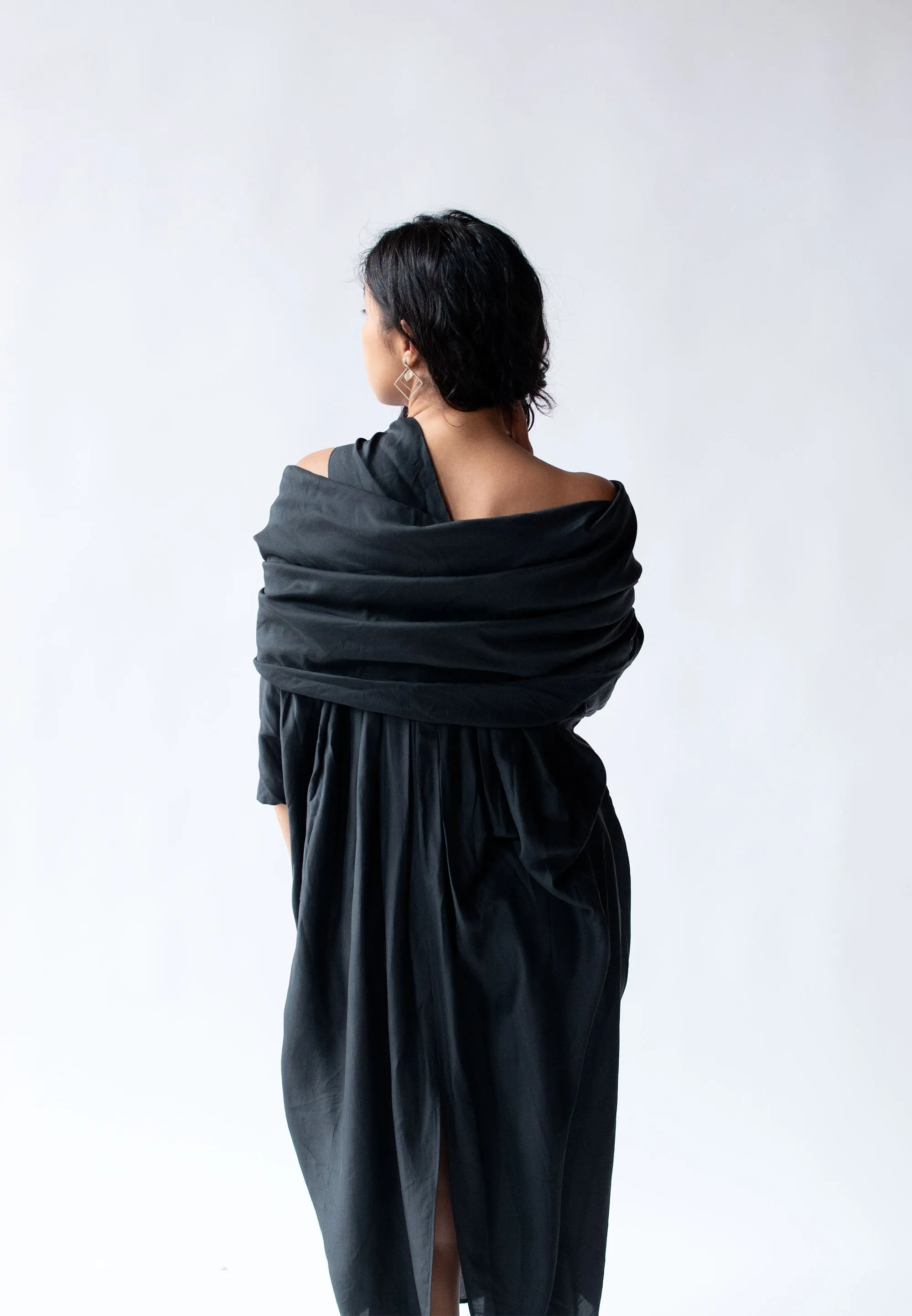 Black Silk Dress | Romeo Gigli 1994