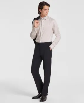 Calvin Klein Mens Slim fit Dress Pants 36 / 32 Black Solid Stretch