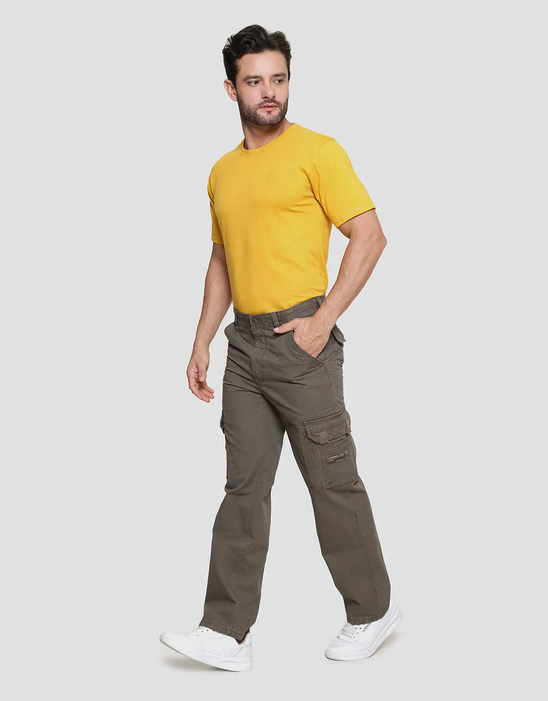 Cardinal Casual Look Celana Panjang Cargo Pria