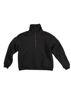 Core Half Zip Jmper-Black