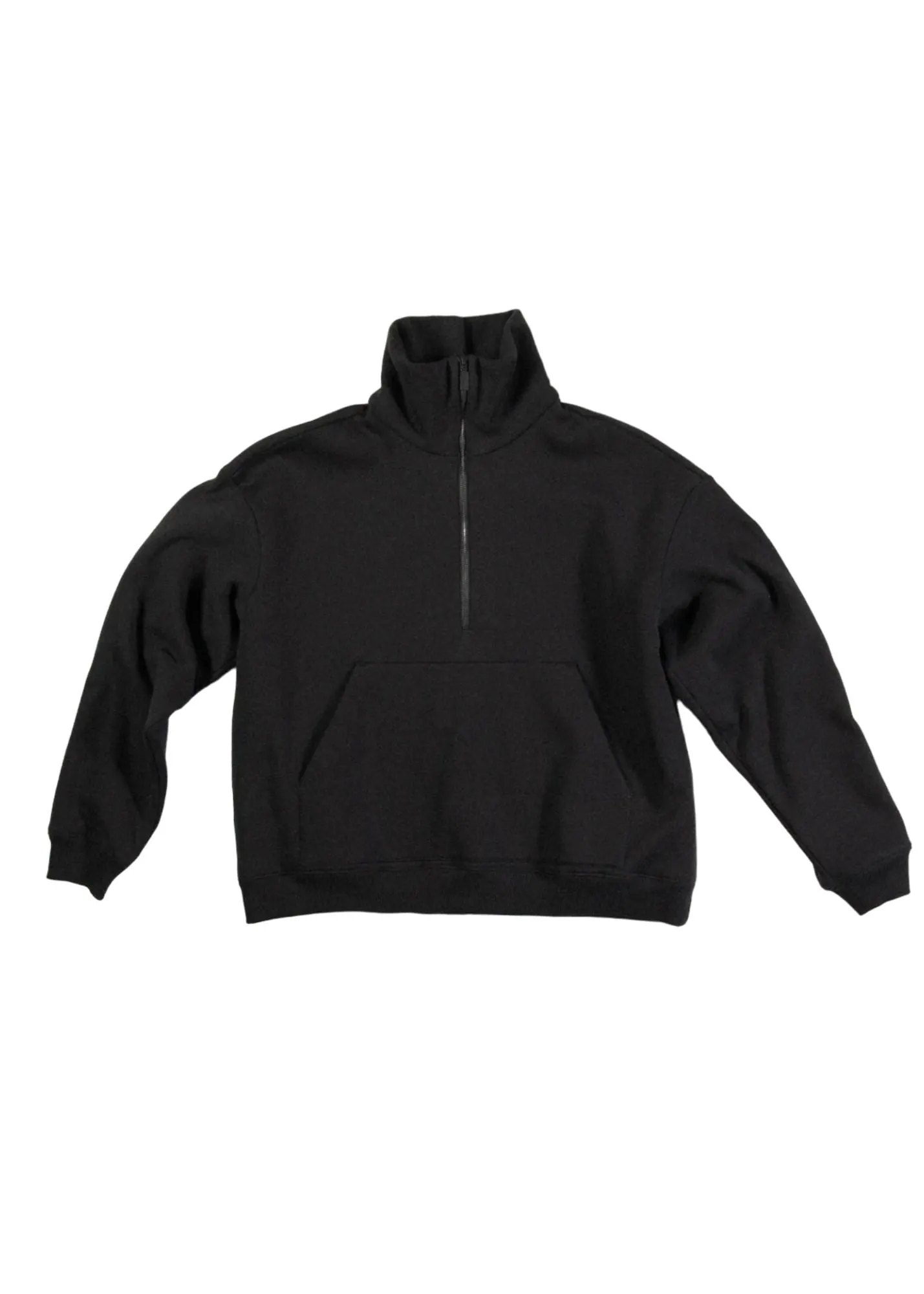 Core Half Zip Jmper-Black