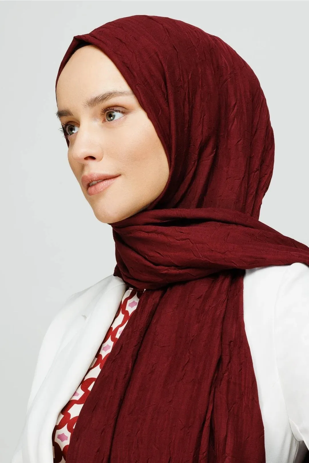 Dark Burgundy Bamboo Hijab