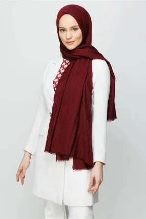 Dark Burgundy Bamboo Hijab