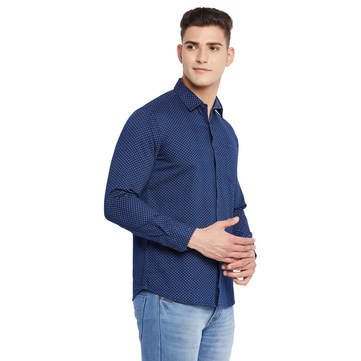 Duke Stardust Men Full Sleeve Cotton Shirt (SDO9002R)