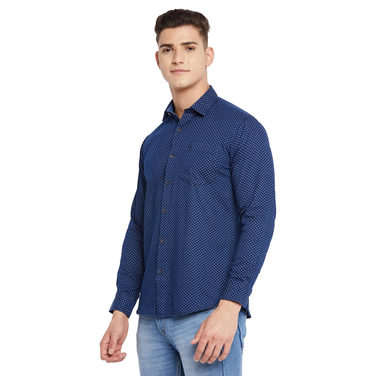 Duke Stardust Men Full Sleeve Cotton Shirt (SDO9002R)