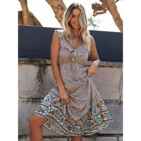 Floral Boho Maxi Dress