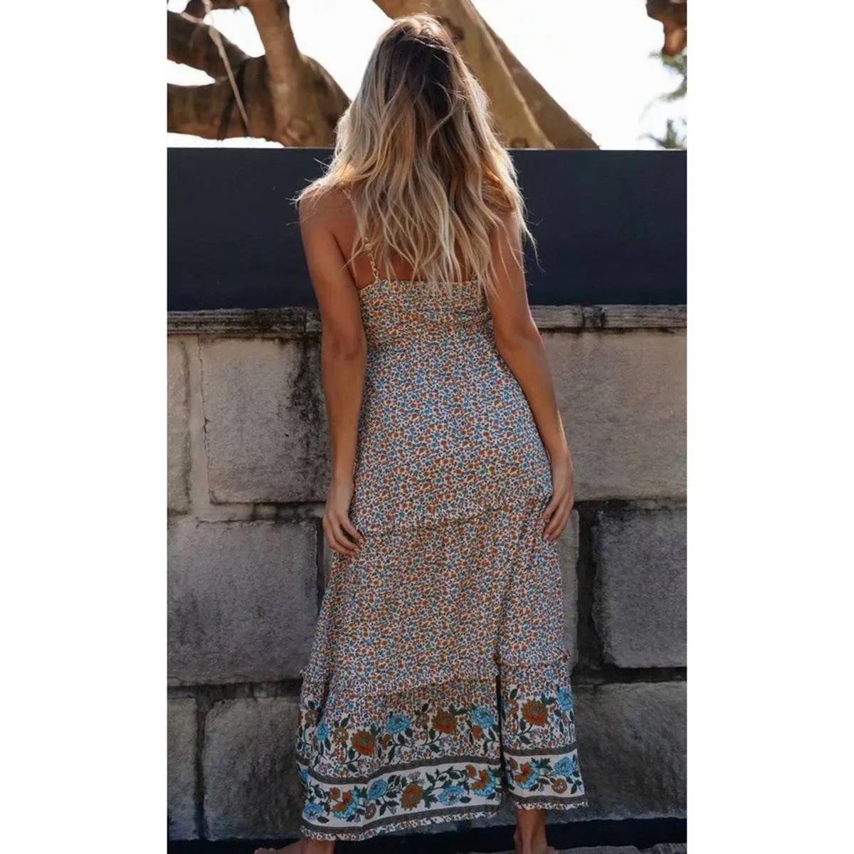 Floral Boho Maxi Dress