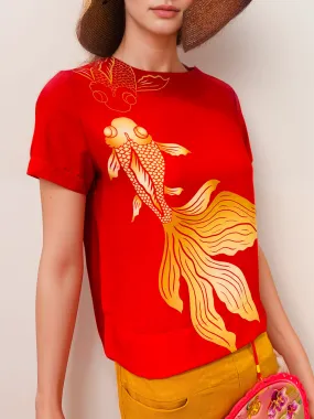Gold Fish Women Blouse