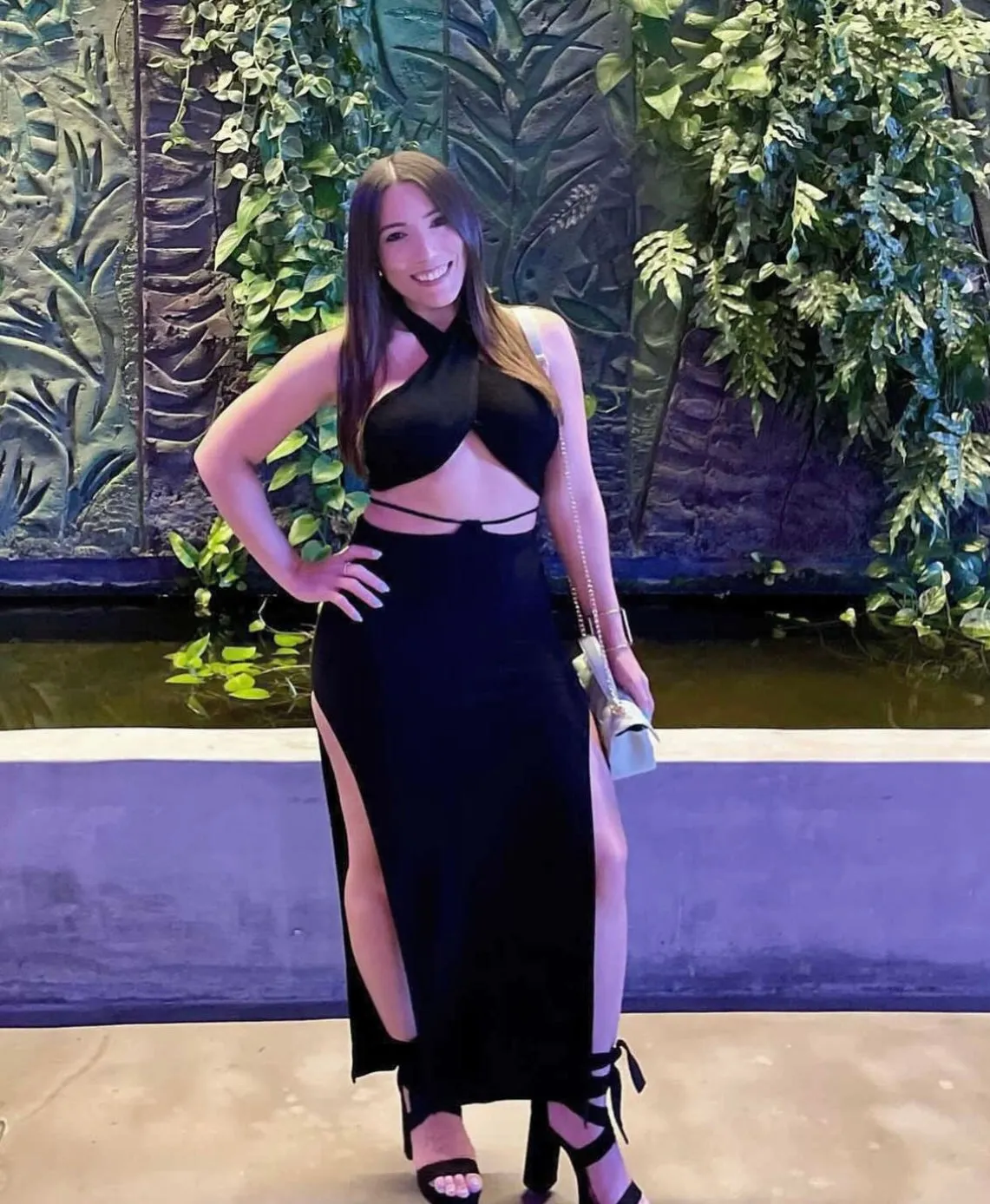 Halter Black Top