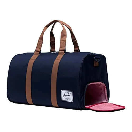 Herschel Novel Duffel Bag, Peacoat/Saddle Brown, Classic 42.5L
