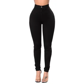 High Waist Fashion Jeans Essentials Women's Skinny Pencil Pants