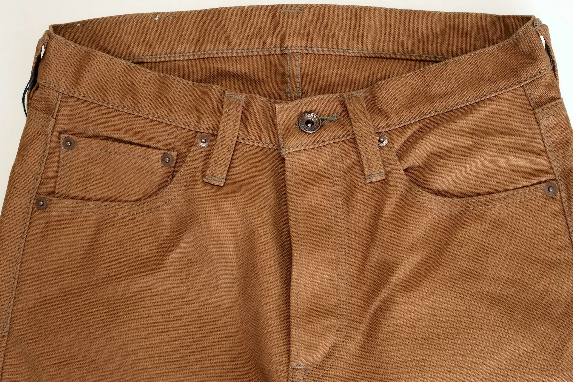 Iron Heart 17oz 555D Duck Canvas Trousers (Slim Tapered fit)