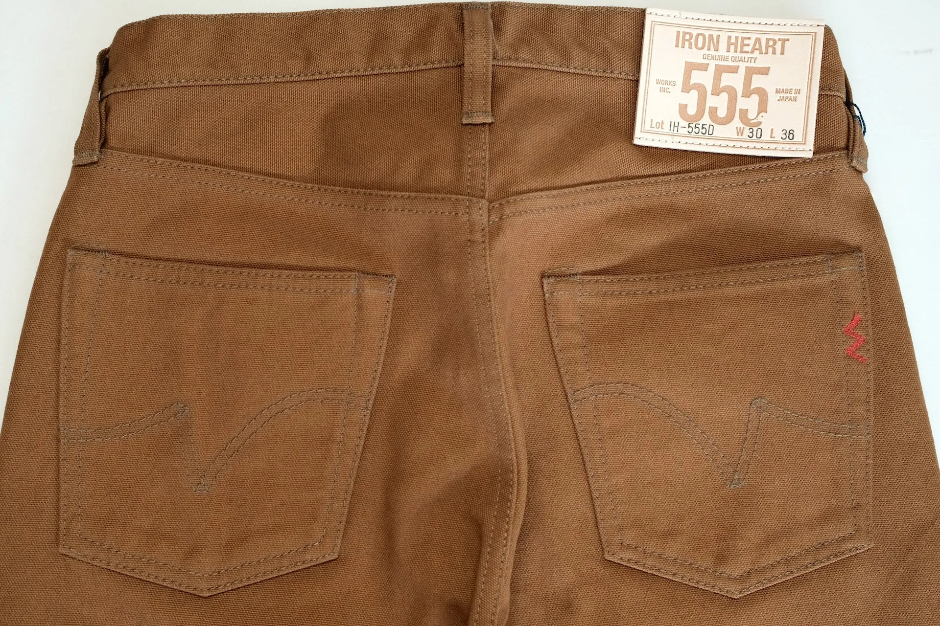 Iron Heart 17oz 555D Duck Canvas Trousers (Slim Tapered fit)