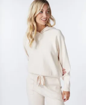Ivory Knit Hoodie
