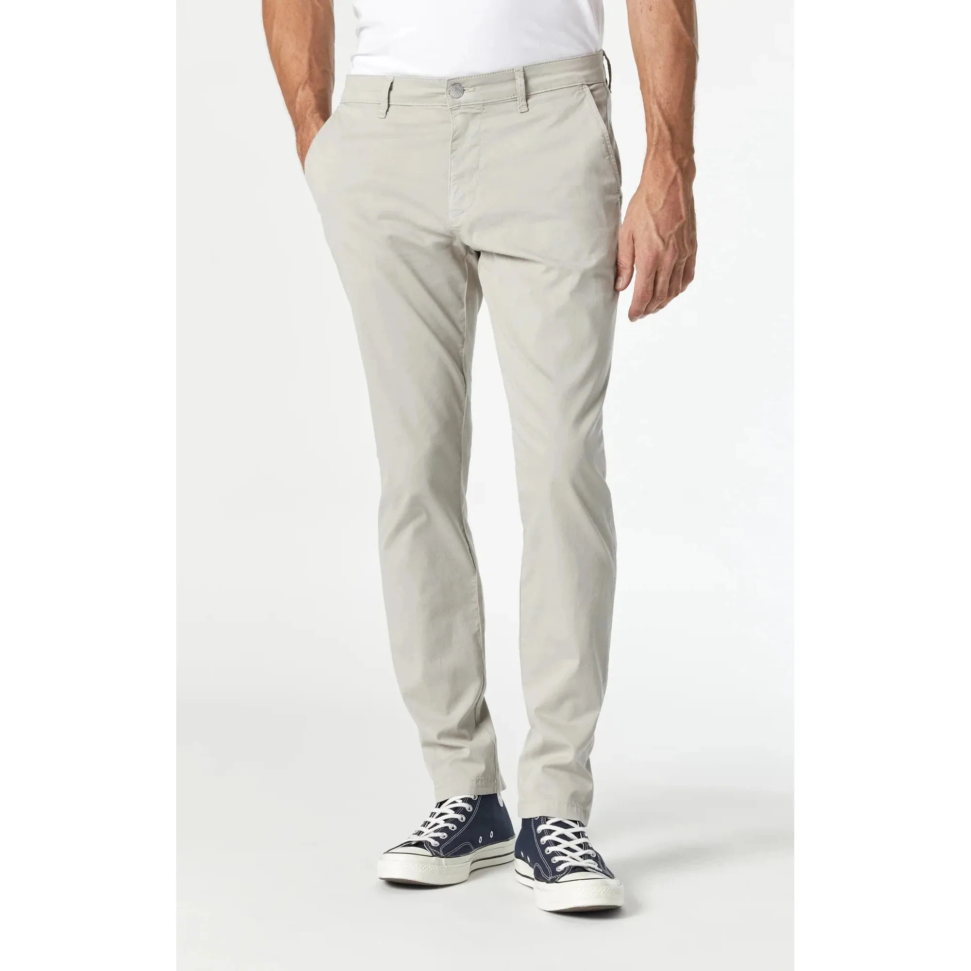 Johnny Twill Pant - Mavi