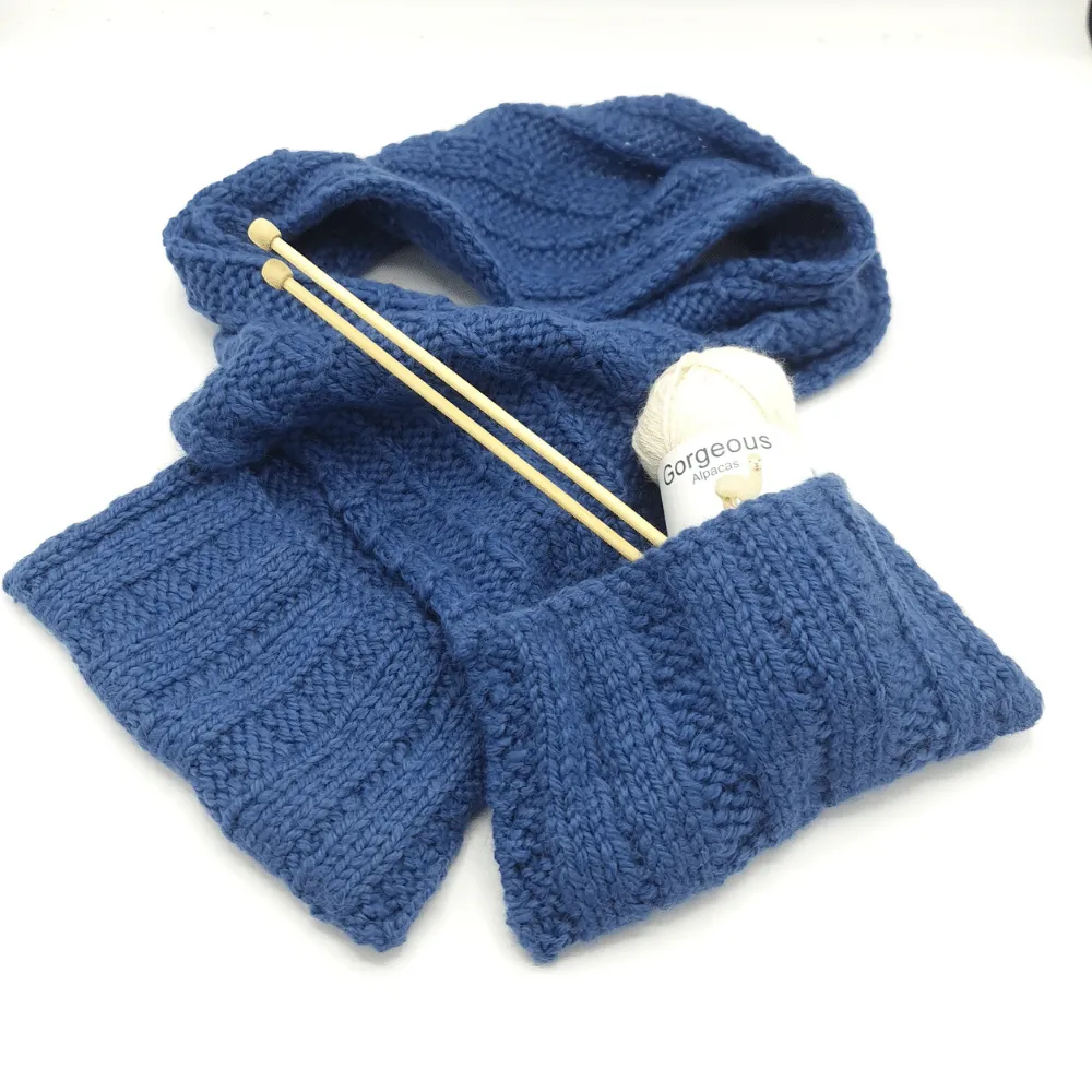 Knit Kit - Chunky Pocket Scarf