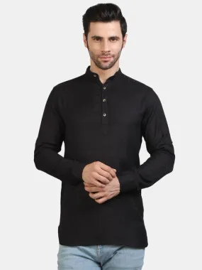 Life Roads full sleeve casual black shirt for Men and boys