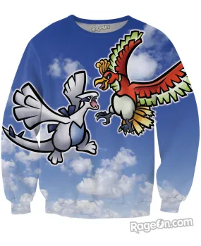 Lugia Vs. Ho-Oh Crewneck Sweatshirt