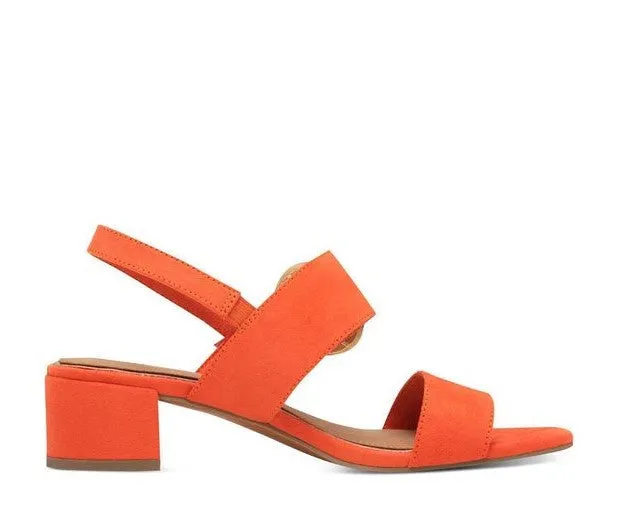 Marco Tozzi 28202-44 Block Heel Touch Fastening Shoe CARROT
