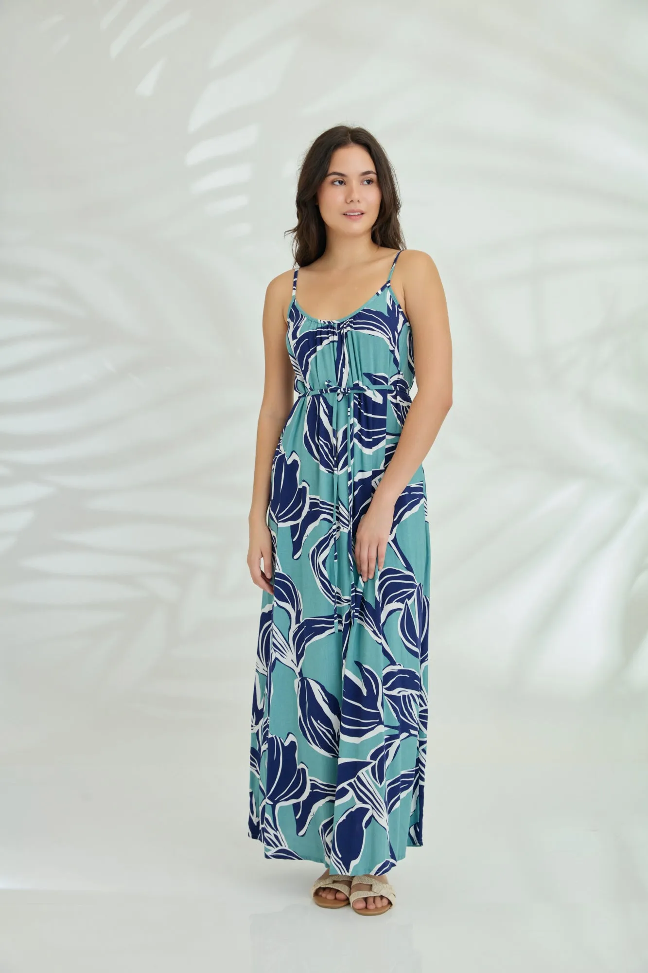 Maxi with belt - Abby Green