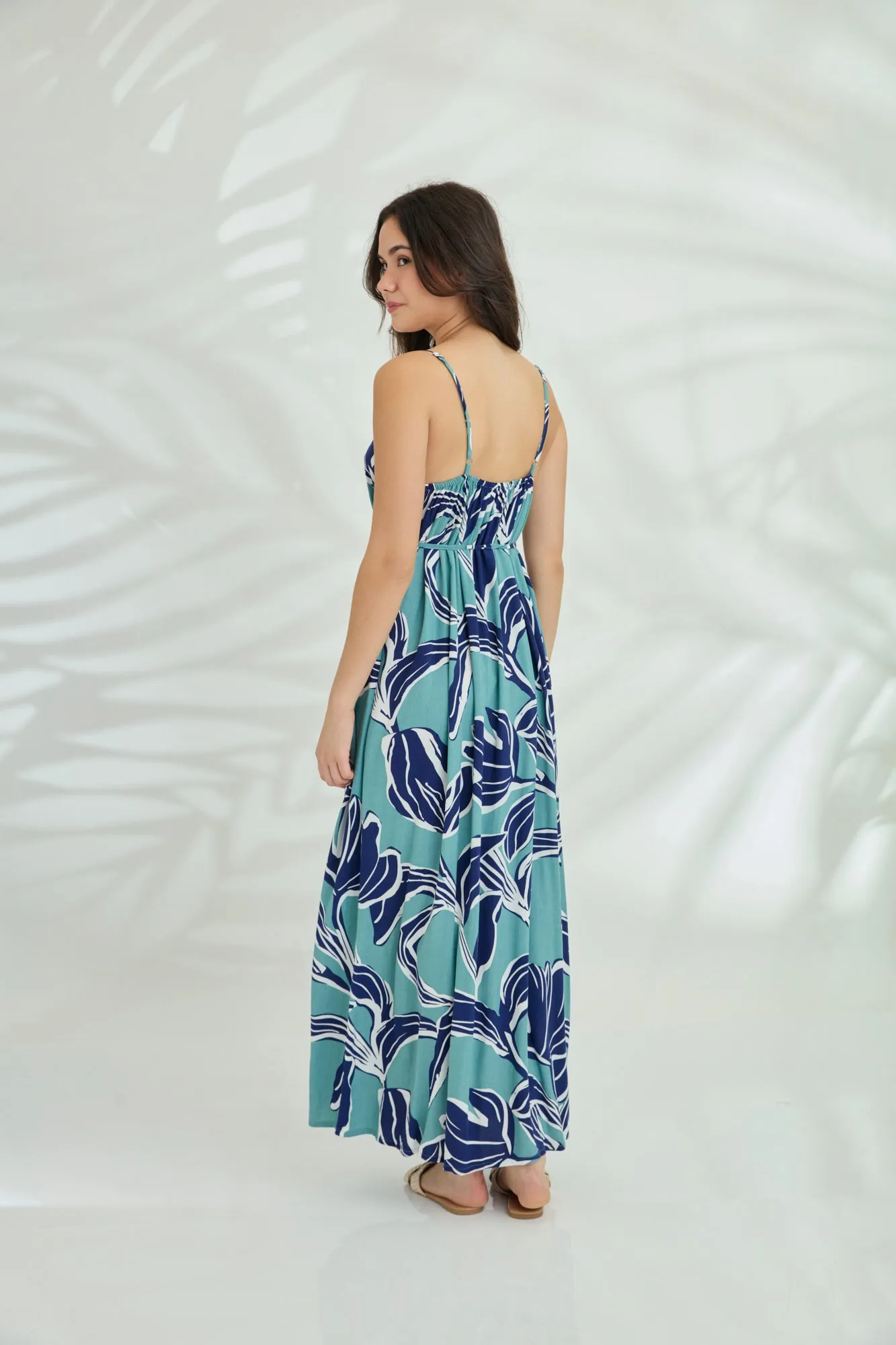 Maxi with belt - Abby Green