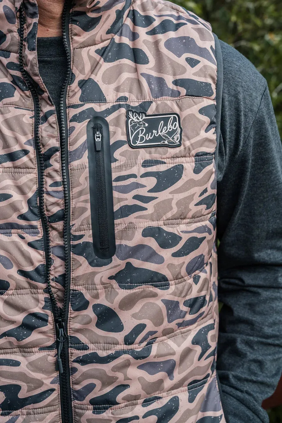 Men’s Burlebo Puffer Vest - Gauge Camo