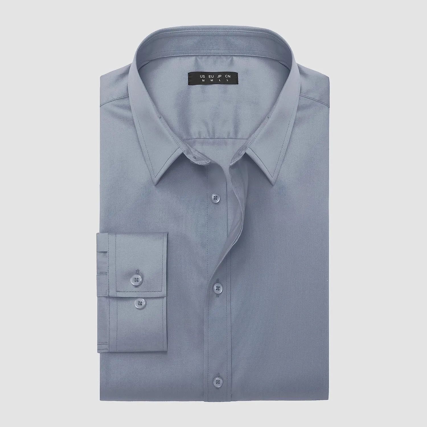 Men's Long Sleeve Uv Golf Shirts Wrinkle-Free Slim Fit Uv Golf Shirts