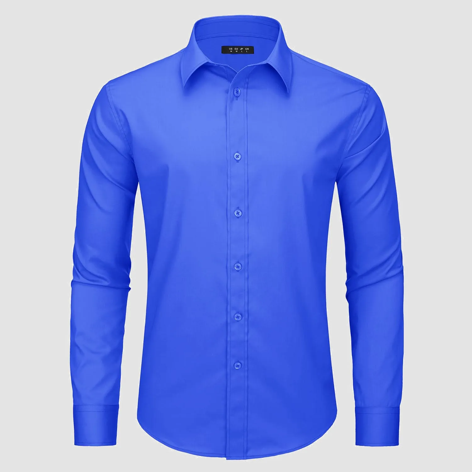 Men's Long Sleeve Uv Golf Shirts Wrinkle-Free Slim Fit Uv Golf Shirts