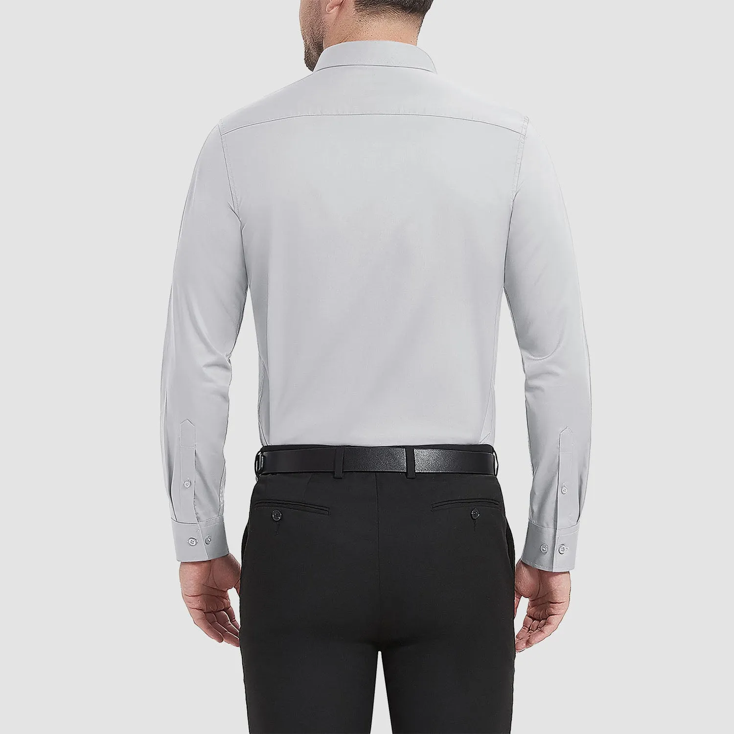 Men's Long Sleeve Uv Golf Shirts Wrinkle-Free Slim Fit Uv Golf Shirts