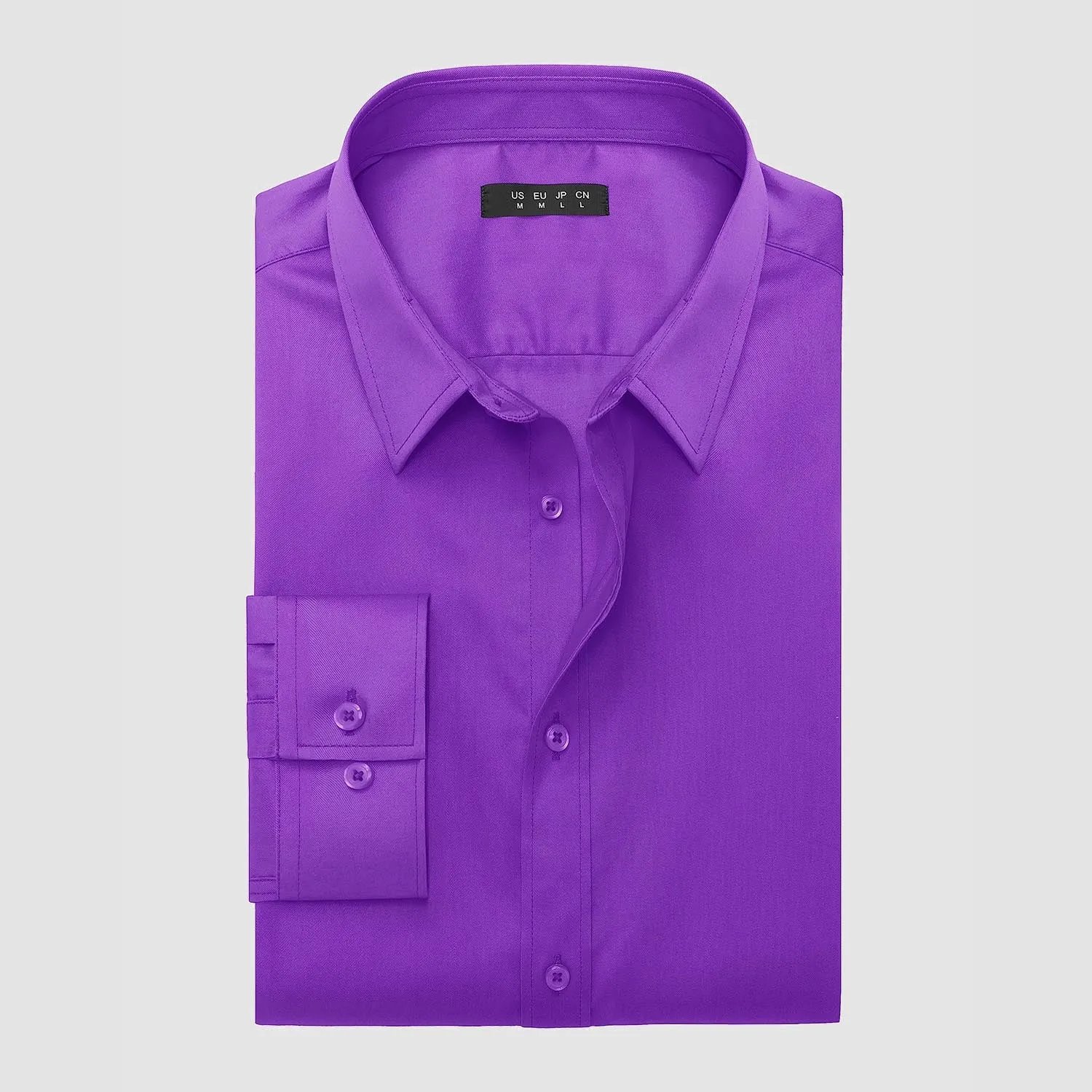 Men's Long Sleeve Uv Golf Shirts Wrinkle-Free Slim Fit Uv Golf Shirts