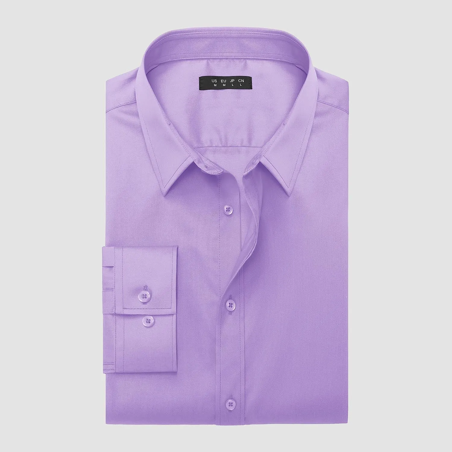 Men's Long Sleeve Uv Golf Shirts Wrinkle-Free Slim Fit Uv Golf Shirts